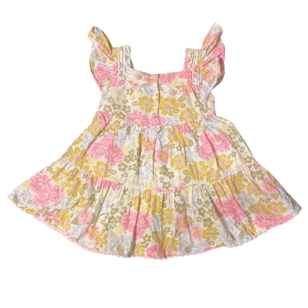 Cynthia Rowley Floral Dress with Ruffle Details Size 3T